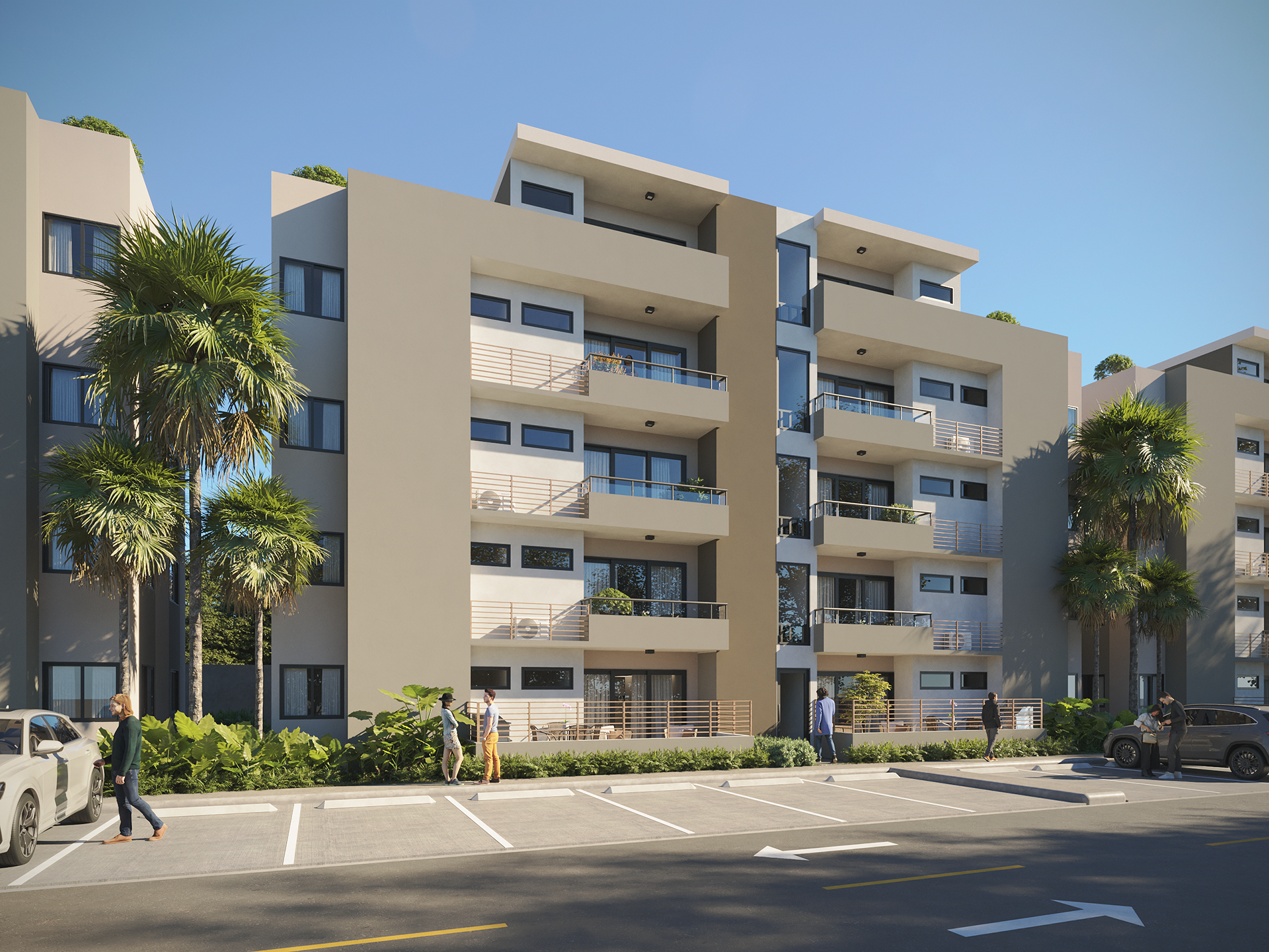 Fachada principal del proyecto